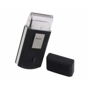 Rasoir électrique rechargeable portable noir pour hommes, autonomie de 45 minutes, affichage LED, mini rasoir rotatif, étanche IPX7 pour le visage - Product Image 1