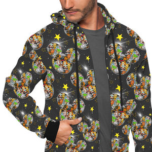 2024 automne hiver hommes grande taille sweats à capuche de haute qualité impression personnalisée Logo respirant sans couture Sublimation en gros OEM taux - Product Image 6