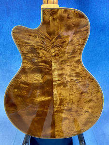 <span class=keywords><strong>Guitare</strong></span> jazz, table en épicéa, corps creux, finition brillante, touche en ébène, professionnelle, Yunzhi YZA25, prix réduit - Product Image 3