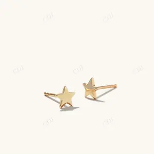 미니 작은 스타 스터드 귀걸이 925 스털링 실버 최소한의 디자인 멀티 피어싱 사랑스러운 두 번째 피어싱 귀걸이 고품질 보석