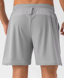 <b>Men's</b> Summer Casual <b>Shorts</b> Large Size Pure Cotton Solid Color Worsted Anti-Wrinkle Breathable Elastic Waist Mid Knitted - Product Image 2