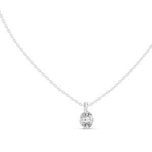 Collier en diamant créé en laboratoire 1 CT, diamant VVS-VS EF CVD, or 18 carats, 14 carats, options or rose, or jaune, or blanc - Product Image 3