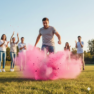 Nouveauté Ballon de football Révélation du Sexe, Poudre Holi de farine de maïs rose/bleue, Baby Shower, vente en gros, Espagne - Product Image 6