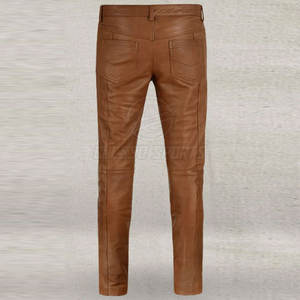 Lightweight Best Selling <b>Men</b> <b>Leather</b> <b>Pants</b> For Sale Casual Wear Premium Quality <b>Men</b> <b>Leather</b> <b>Pants</b> - Product Image 2