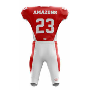 Jersey de Fútbol Americano para Adultos con Pantalones Cortos Integrados, Sublimación Personalizada, Transpirable, Absorbe la Humedad, Uniforme de Equipo, Tallas Grandes Disponibles - Product Image 4