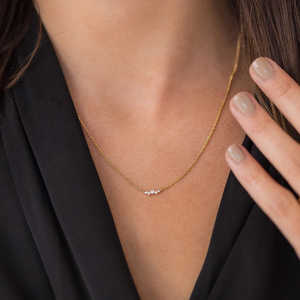 925 <b>Silver</b> Round Cut Colorless Moissanite Diamond Pendant Elegant Gift for Her Pendants & <b>Charms</b> Product Category - Product Image 3