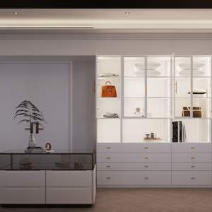 Armoire de chambre à coucher en bois de style européen personnalisée JY Project avec design autoportant réglable pour appartement et hôtel - Product Image 3