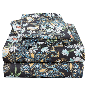 Organic Bamboo Linen Bed Sheet Set | Deep Pocket Quilt Cover | Eco-Friendly OEKO-TEX Certified <b>Bedding</b> Customizable Colors Sizes - Product Image 2