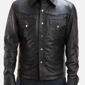 Adjustable Price Men's <b>Leather</b> Jackets Professional Manufacture Best Quality <b>High</b> Street Winter Stand Collar - Product Image 5