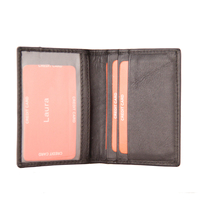 Offre Spéciale Portefeuille en cuir mince à deux volets avec protection RFID Porte-cartes de crédit de luxe personnalisé nouveau design pour hommes femmes