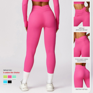 Custom Sportswear Quick Dry Sport <b>Legging</b> Women Fitness Seamless High Waist Pants <b>Butt</b>-<b>Lifting</b> Women Custom Logo Yoga <b>Leggings</b> - Product Image 4