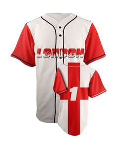 Meilleure fabrication Qualité supérieure OEM Fabriqué sur mesure avec votre propre design Maillot de baseball respirant cousu avec impression numérique par sublimation - Product Image 1