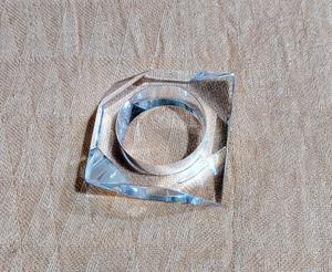 Anneaux de serviette en acrylique transparent de qualité supérieure, design minimaliste écologique, élégants et semi-transparents pour restaurants et usage quotidien - Product Image 2