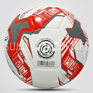 ลูกฟุตบอลพีวีซีและ PU โลโก้ที่กำหนดเองพร้อมเทคโนโลยีการระเหิดใหม่ - Product Image 3
