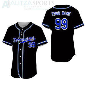 Camisetas de Béisbol y Sóftbol Sublimadas Personalizadas 2024, Tallas Grandes para Hombre y Mujer, Logotipo Personalizado, Protección UV, Secado Rápido, Precio al por Mayor - Product Image 1