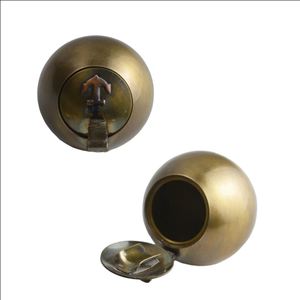 Grand cendrier en acier inoxydable épais de haute qualité avec couvercle bar de bureau de Style européen créatif café Internet fumée ronde - Product Image 6