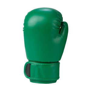 High Quality Leather Boxing Gloves with Adjustable Hook & Loop Wrist <b>Strap</b>, Custom Logo and Color Made In Pakistan - Product Image 3