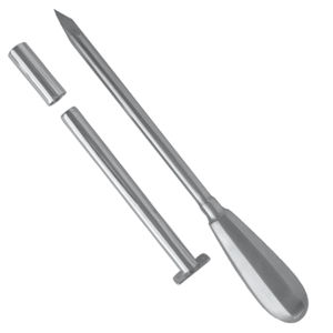 Aiguille de biopsie pleurale chirurgicale manuelle vétérinaire professionnelle QNQ certifiée CE, base pour les instruments chirurgicaux - Product Image 2