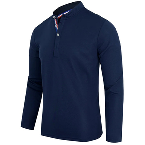 Polo de manga larga para hombre de alta calidad, logotipo personalizado, suministro ODM, tela de punto, bordado, decoración, estampado, trabajo, Golf, venta al por mayor - Product Image 6