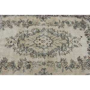 Vintage 3ft 9in X 6ft 8in Turkish Rug Beige <b>Brown</b> Patchwork <b>Wool</b> Latex Backing Classic Flat Weave for Living Room Decorations 4m - Product Image 5