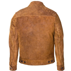 Solid Color Winter High Street Men's Sheep Skin Leather <b>Jacket</b>-Customizable Color Front Logo Eco-Friendly Comfortable Waterproof - Product Image 2