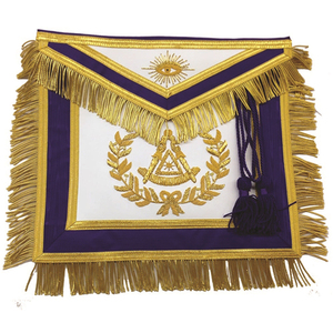 Tablier Master Mason Craft Scottish Regulation Bleu Jaune - Product Image 4