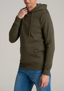 Sudadera con Capucha de Invierno de Alta Calidad, Gruesa, con Bolsillo, Forro Polar, Logotipo Personalizado, Algodón y Poliéster, Sudadera Deportiva para Hombre - Product Image 6