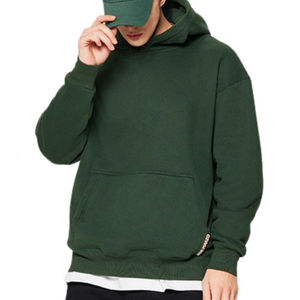 Sudadera de felpa francesa de alta calidad para hombre, Sudadera con capucha estampada en relieve, Jersey térmico de gran tamaño, sudaderas con capucha de peso pesado para hombre - Product Image 3