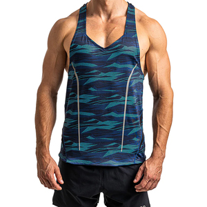 Camiseta Deportiva de Algodón/Fibra de Bambú Transpirable y de Secado Rápido Ecológica para Hombre, al por Mayor, con Logotipo Personalizado, para Gimnasio y Fitness - Product Image 1