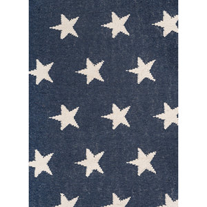 Indusbar Blue Flat Weaves Wool <b>Rug</b>-SDWR-11 Handmade Geometric Rectangle for Bedroom Living Room Hallway for Teens - Product Image 3