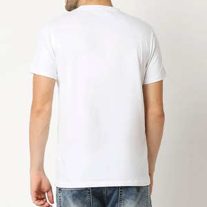 T-shirt en coton 100% pour homme, coupe classique, logo personnalisé OEM, qualité supérieure, doux, résistant à la décoloration, respirant, écologique, tissu 200G, streetwear - Product Image 3