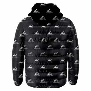 Chaqueta acolchada de burbujas con capucha de calidad superior para hombres y mujeres, ropa de abrigo cálida y elegante personalizable con cremallera para clima frío de invierno - Product Image 2