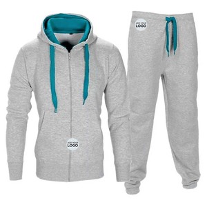 Survêtement à capuche uni imprimé pour homme de la marque pour la remise en forme, la salle de sport, le jogging - Product Image 5