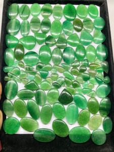 Cabujón tallado en Fuego Azul Natural 100%, hecho a mano, pulido, suelta piedra preciosa, juego de Color, certificado por terceros para la fabricación de joyas - Product Image 2