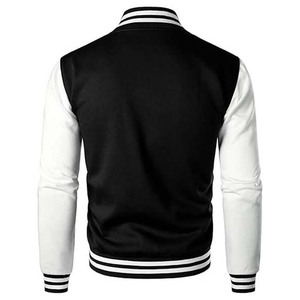 Ropa de hombre chaquetas estilo de calle alta de Pakistán OEM logotipo personalizado Letterman College chaqueta de béisbol para los hombres Material de lana - Product Image 3