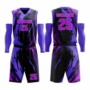 ชุดบาสเก็ตบอลไซส์ใหญ่แบบไม่มีแขน ระบายอากาศ ป้องกันแบคทีเรีย ซับเหงื่อ แห้งเร็ว ลายพิมพ์แบบถ่ายเทความร้อน ผ่านการซักแล้ว - Product Image 4