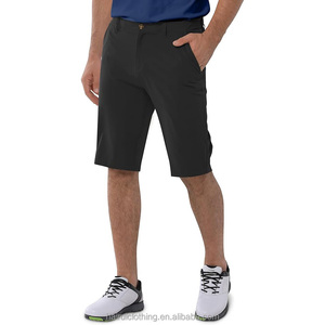 Pantalones Cortos de Golf para Hombre, Tendencia Actual, 100% Algodón, Sólidos, Casuales, Transpirables y Cómodos para Actividades de Verano - Product Image 5