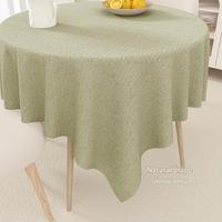 Nappe ronde en chenille personnalisée, douce et tricotée, pour mariage, banquet, hôtel, maison, salle à manger, fête, décoration extérieure