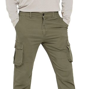 Men's High Quality Cotton <b>Cargo</b> <b>Pants</b> Casual Construction <b>Work</b> Mid Waist Custom New Design Pockets Lightweight Breathable Hot - Product Image 3