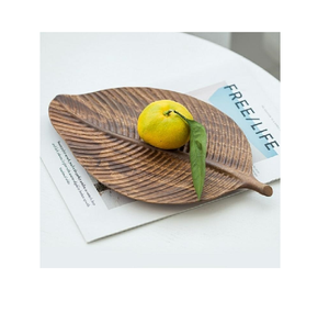 Plaque en forme de feuille de bois Plateau en bois Plaque en bois pour la décoration et le produit Offre Spéciale - Product Image 2