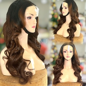 Haute qualité 100% cheveux humains vietnamiens couleur personnalisée perruque de fermeture ondulée avec prix de gros - Product Image 6