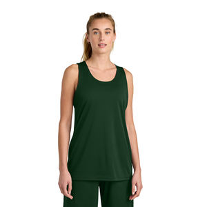 Camisetas sin Mangas Sport-Tek Posi Charge Verdes para Hombre, Camisetas Deportivas de Secado Rápido para Hombre - Product Image 3