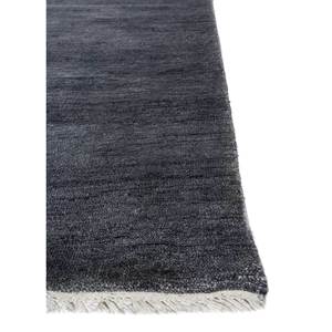 Alfombra de Seda Anudada a Mano Gulmarg Azul, Diseño Rectangular con Parches de Color Sólido, Decoración para Habitaciones y Autos, para Uso en el Hogar y el Pasillo - Modelo SKPS-222 - Product Image 4