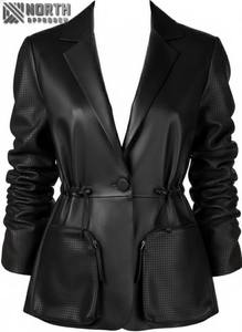 Chaqueta de Motociclismo Personalizada para Mujer, de Cuero Genuino, Transpirable, Tejida, con Diseño de Logotipo Personalizado, Servicio OEM - Product Image 1