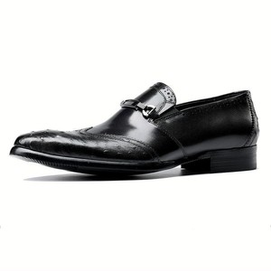 Chaussures brogues en daim souple avec bords perforés et semelle légère, chaussures décontractées pour hommes, chaussures tendance - Product Image 4