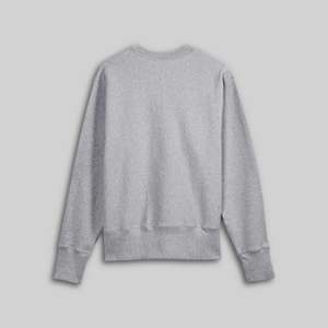เสื้อคอกลมผ้าฝ้ายเฟรนช์เทอร์รี่ 100% รุ่น 4006 ระบายอากาศได้ดี ทรงหลวม สวมใส่สบาย มีกระเป๋า ไซส์ XL  งานปักลายแบบสกรีน  สีพื้น - Product Image 2