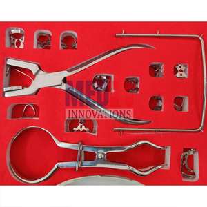 Kit de digue en caoutchouc dentaire de haute qualité (12 pièces) pour une isolation efficace en acier inoxydable de dentisterie par Med Innovation - Product Image 5