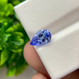 Natural tanzanita forma de pera azul zoisita piedra preciosa suelta para la fabricación de joyas - Product Image 2