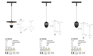 Đèn chùm thả trần hiện đại hình tròn chất liệu cao cấp, kích thước văn phòng, thích hợp cho cầu thang, phòng khách - Product Image 2