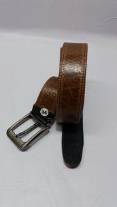 Ceinture en cuir véritable avec boucle à ardillon en alliage, légère et écologique, en cuir de vache - Product Image 4
